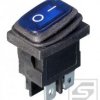 Przełącznik hermetyczny KCD1-6B230V 6A/250VAC;podśw. niebieski;ON-OFF;