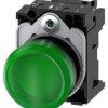 Lampka sygnalizacyjna kompletna 22mm zielona LED 230V AC tworzywo przył śrubowe SIRIUS ACT 3SU1106-6AA40-1AA0