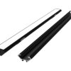 Profil aluminiowy do taśm LED 2000 mm kątowy nawierzchniowy czarny z kloszem mlecznym PRIME 203662 LED LINE