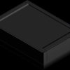 ABS enclosure, (L x W x H) 188.5 x 133.5 x 55.5 mm, black (RAL 9004), IP54, TK22.9