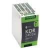 Zasilacz impulsowy KDR 24024 230/ 24VDC 10A 240W na szynę DIN, Uzas: 88-264VACVAC, Ta70, 17000-1817