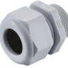 Cable gland, M20, 24 mm, Clamping range 6 to 12 mm, IP68/IP69/IPX9K, light gray, 19000005182