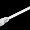 95471 Cat.6 S/FTP PiMF patch cable, CCA, white, 0,50 m