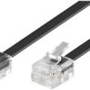 kabel telefonu Goobay Goobay 68530 Telefonkabel Westernstecker RJ11 zu RJ45 Netzwerk Telefon 3 Meter 68530, 3 m