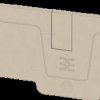 1991940000 A-series, end plate, AEP 3C 1.5, beige