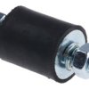 Podstawka antywibracyjna M8 średnica 25mm wysokość całkowita 70mm Cylinder męski-męski