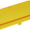 Aperture, rectangular, (L x W x H) 27.85 x 14 x 5.5 mm, yellow, for short-stroke pushbutton, 5.46.681.024/1403