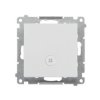 SIMON 55 Wyłącznik krzyżowy z podświetleniem LED piktogram schody szybkozłącza jasnoszary mat TW7L.01/114 KONTAKT SIMON