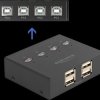 11507 USB 2.0 matrix, 4x USB-B to 4x USB-A