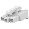 Socket housing, 3 pole, pitch 4.2 mm, straight, natural, 1586105-3