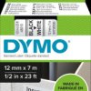 S0720530 DYMO D1 tape, 12 mm, black/white