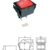 PRZEŁĄCZNIK KOŁYSKOWY 2POZYCJE 4PINY 250V/15A CZERWONY MK621