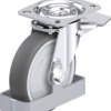 Blickle 938761 L-PATH 125KF-ST-FS Rolka obrotowa z blachy stalowej Średnica koła: 125 mm Maksymalne obciążenie: 250 kg 1