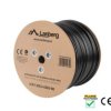 Kabel teleinformatyczny zewnętrzny F/UTP kat.5e 4x2xAWG24 CU outdoor suchy LCF5-21CU-0305-BK /305m/