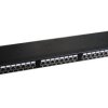 Patch panel 1U/19 cali STP ekranowany 24 porty kat. 5E złącza LSA półka montażowa Q-LANTEC - Q-LANTEC