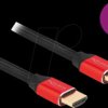 85775 Ultra High Speed HDMI Cable 48 Gbps 8K 60 Hz red 3 m certified