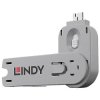 LINDY 40624 USB-A Socket Key White For Pc & Laptop Security