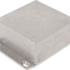 Aluminum die cast enclosure, (L x W x H) 92 x 92 x 42 mm, natural, IP54, 1590YFL