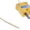 Termopara z odsłoniętym złączem K średnica 1/0.3mm długość 5m -60°C do +350°C Wtyk miniaturowy RS PRO
