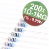 Quadrios 22P035 Metal film resistor set Axial lead 0.25W 1% 1 Set