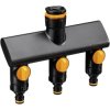 Fiskars 1070578 Comfort splitter 3-way with pressure regulator green plastic