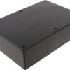 ABS enclosure, (L x W x H) 221 x 150 x 58 mm, black (RAL 9005), IP54, 1591XXFBK
