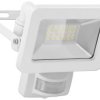 Reflektor zewnętrzny LED 20W z czujnikiem ruchu biały