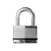 Master Lock M5EURD Excell™ Laminated Steel 50mm Padlock 4-Pin - 25mm Shackle
