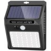 Naświetlacz Solarny Led 3W 5500-6000K Zimna Ip65 Czarny Czujnik Zmierzchu