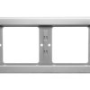 Berker K.5 Ramka podwójna pozioma stal szlachetna nierdzewna 13637004