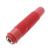 Gniazdo na przewód 4mm, izolowane czerwone