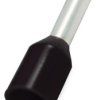 Końcówka kablowa zaciskana 1.5mm² długość 6mm Czarny średnica 1.7mm Izolowane RS PRO