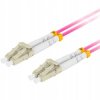Patchcord światłowodowy MM LC/UPC-LC/UPC duplex 3mm OM4 purple 2m LANBERG