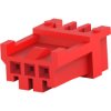 Socket housing, 3 pole, pitch 2.5 mm, red, 172051-3