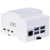 Joy-it Housing case for Raspberry Pi 5 board for DIN rail with fan White