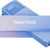 SanDisk Creator Phone Drive Pendrive USB Produkt nowy 128 GB niebieski, Lila Violett SDIXD0N-128G-GN6TP USB-C® (USB 3.2