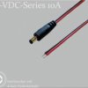 075900-750 Adapter cable, 750 mm, DC connector to open ends