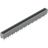 Pin header, 22 pole, pitch 5 mm, gray, 231-152/001-000