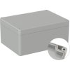 ABS enclosure, (L x W x H) 160 x 120 x 75 mm, light gray (RAL 7035), IP66, BYB-3-90H0145