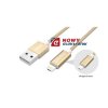 Kabel USB Premium HYBRID UNITEK microUSB/Lightning Gold smartphon/iPhone