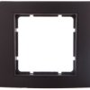 Berker B.3 Ramka Pojedyncza Aluminium Czarny/Antracyt 10113005
