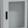 NSYPLM75TVG Polyester enclosure, H 747 x W 536 x D 300 mm, trsp. door, 3-pt