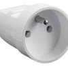 GAC250PL-CKW Gniazdo 250V - standard PL - 3 biegunowy, białe 16A - na kabel