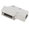 Encitech 1060-0135-01 D-Sub Housing 9 Pins Solid Metal 90° Silver