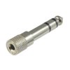 Przejście JACK wtyk 6.3mm - gniazdo 3.5mm stereo metalowe