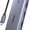 Unitek Hub 9w1 USB C Gigabit Ethernet HDMI VGA 3x USB A czytnik kart PD 100W
