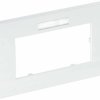 Obudowa OBO AR45-BF2 RW Modul 45 2-krotna czysta biel OBO Bettermann, 6119352, biały, (S x W x G) 140 x 84 x 8.5 mm