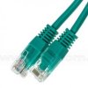 Patchcord UTP, kat.5e, 0,25m, zielony