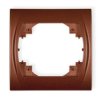 Logo Ramka Pozioma Pojedyncza Brązowy Metalik 9Lrh-1