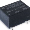 DC converter, 4.5-5.5 VDC, 1 W, 1 output, 15 VDC, 83 % efficiency, TRI 1-0513SM